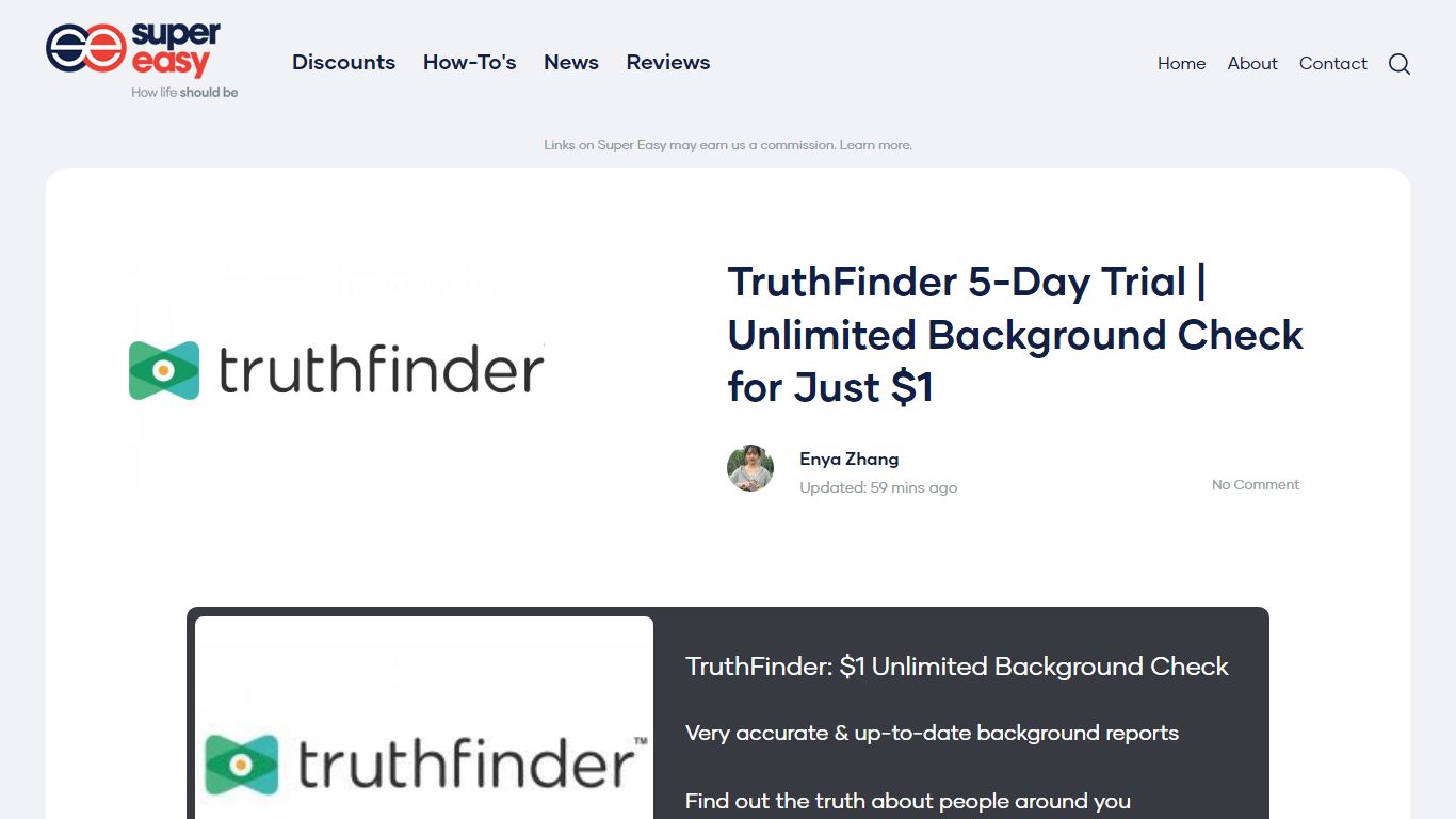 TruthFinder 5-Day Trial | Unlimited Background Check for Just $1